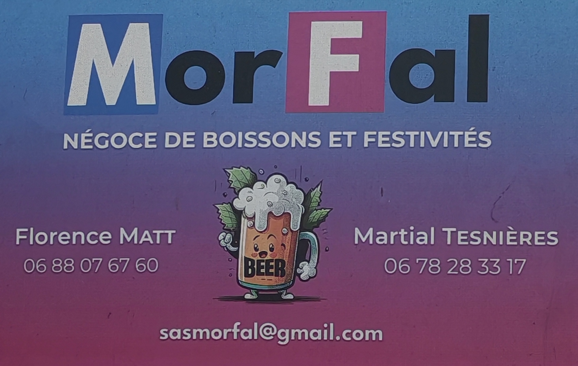 Lien vers Site Web de Morfal Boissons en Creuse