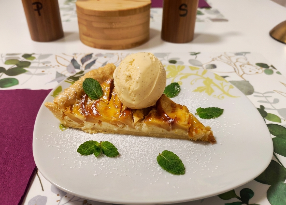 Photo d'une tarte sablée aux fruits du moment